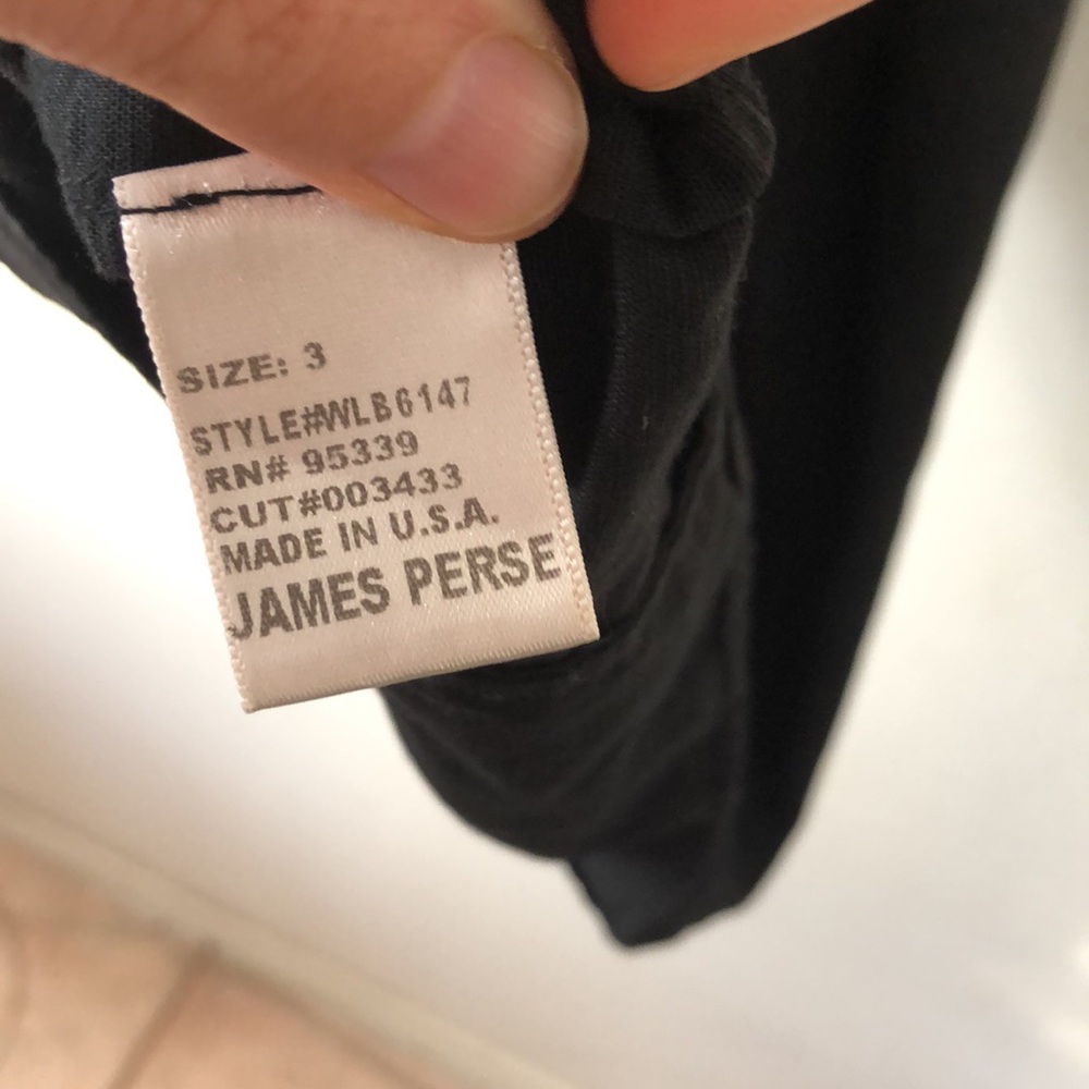 James Perse sleeveless little black dress with long zipper size 3 - Picture 6 of 7